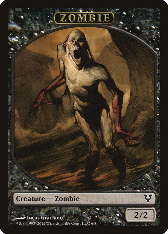 Zombie Token [Avacyn Restored Tokens] - Evolution TCG