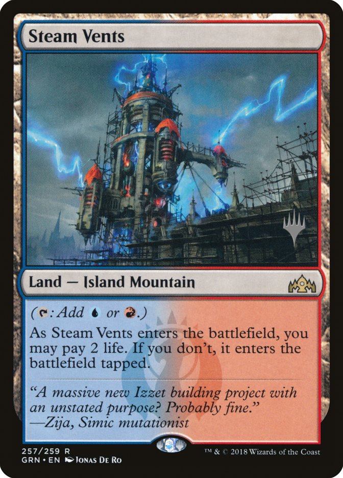 Steam Vents (Promo Pack) [Guilds of Ravnica Promos] - Evolution TCG