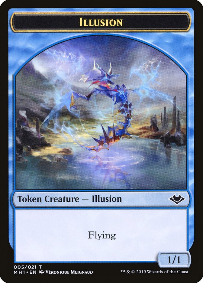 Angel (002) // Illusion (005) Double-Sided Token [Modern Horizons Tokens] - Evolution TCG
