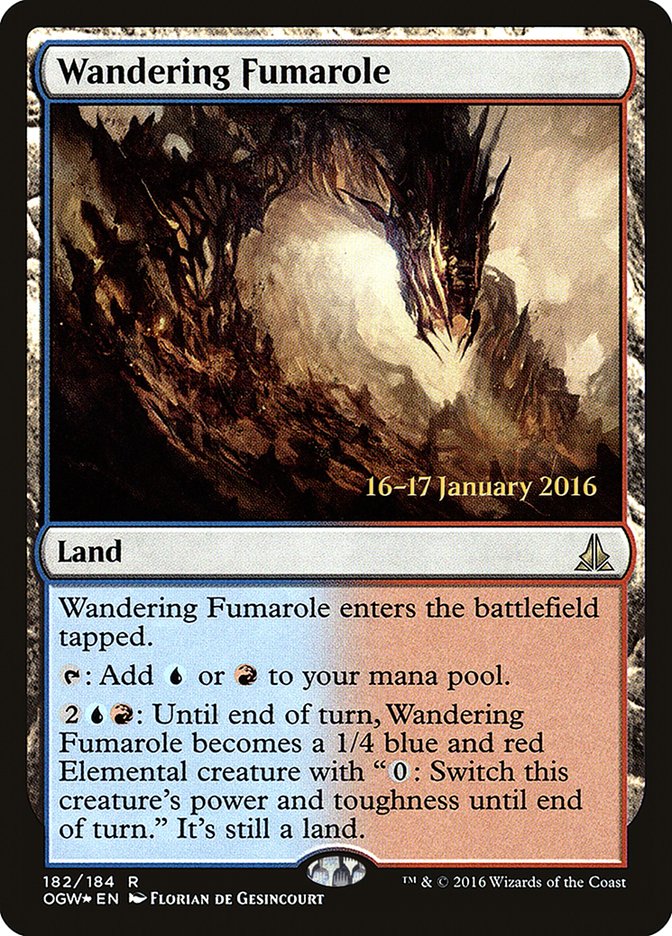 Wandering Fumarole [Oath of the Gatewatch Prerelease Promos] - Evolution TCG