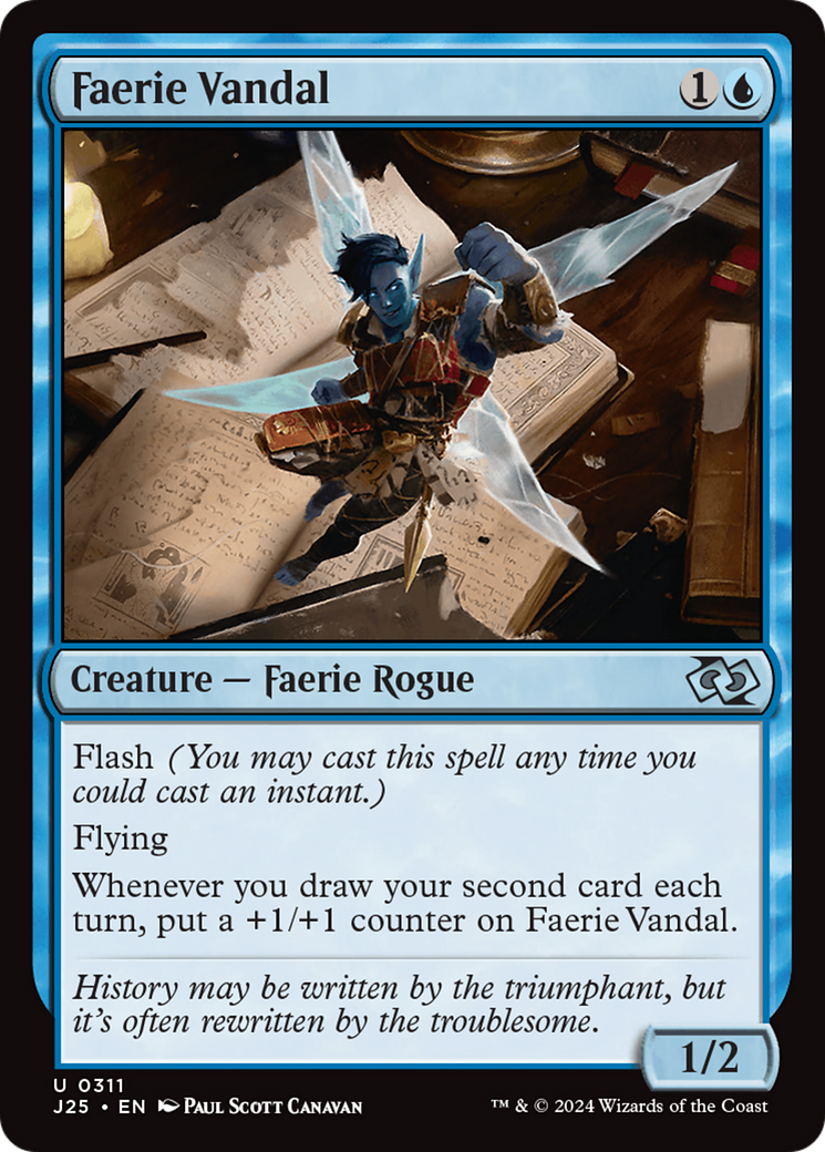 Faerie Vandal [Foundations Jumpstart] - Evolution TCG