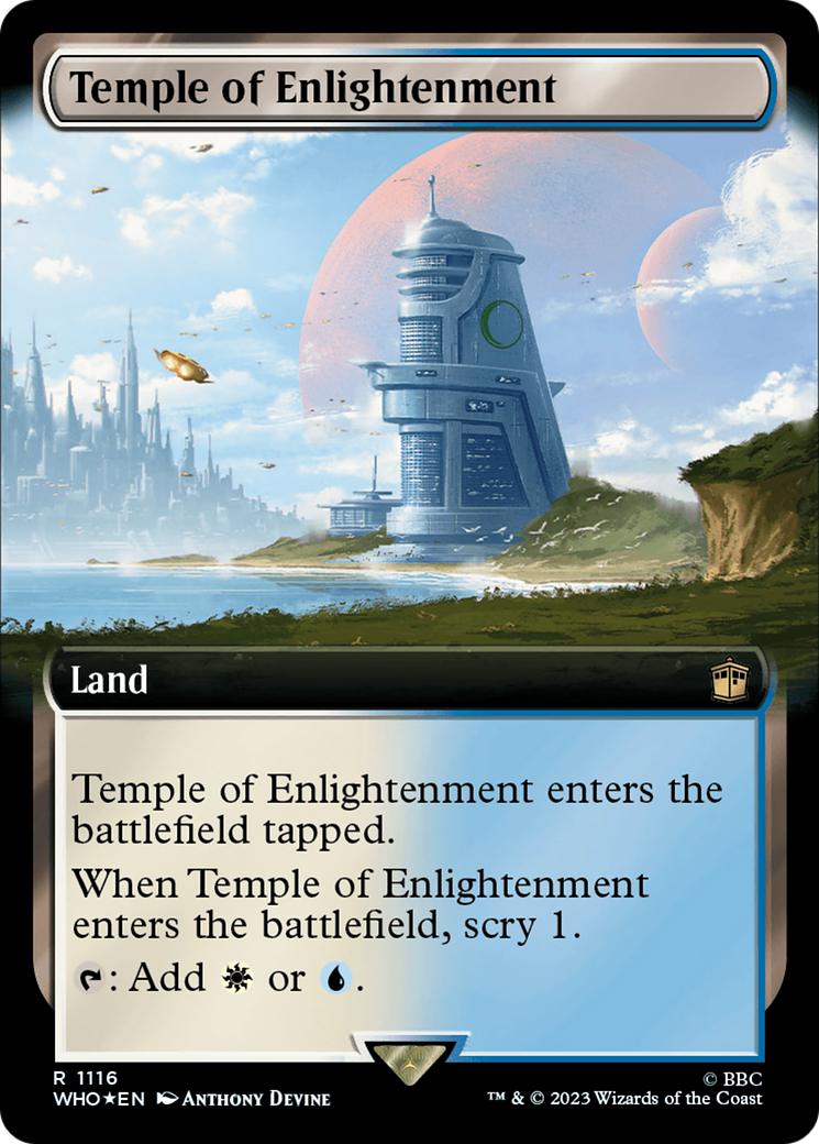 Temple of Enlightenment (Extended Art) (Surge Foil) [Doctor Who] - Evolution TCG