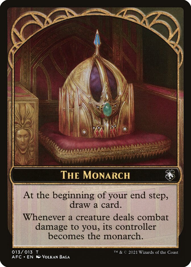 Squid // The Monarch Double-Sided Token [Streets of New Capenna Commander Tokens] - Evolution TCG