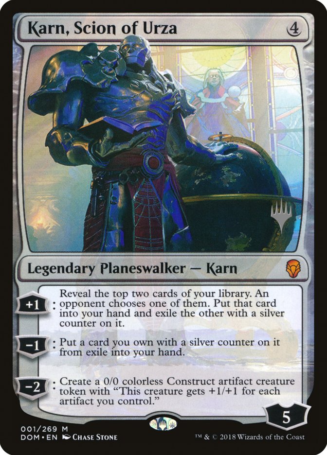 Karn, Scion of Urza (Promo Pack) [Dominaria Promos] - Evolution TCG