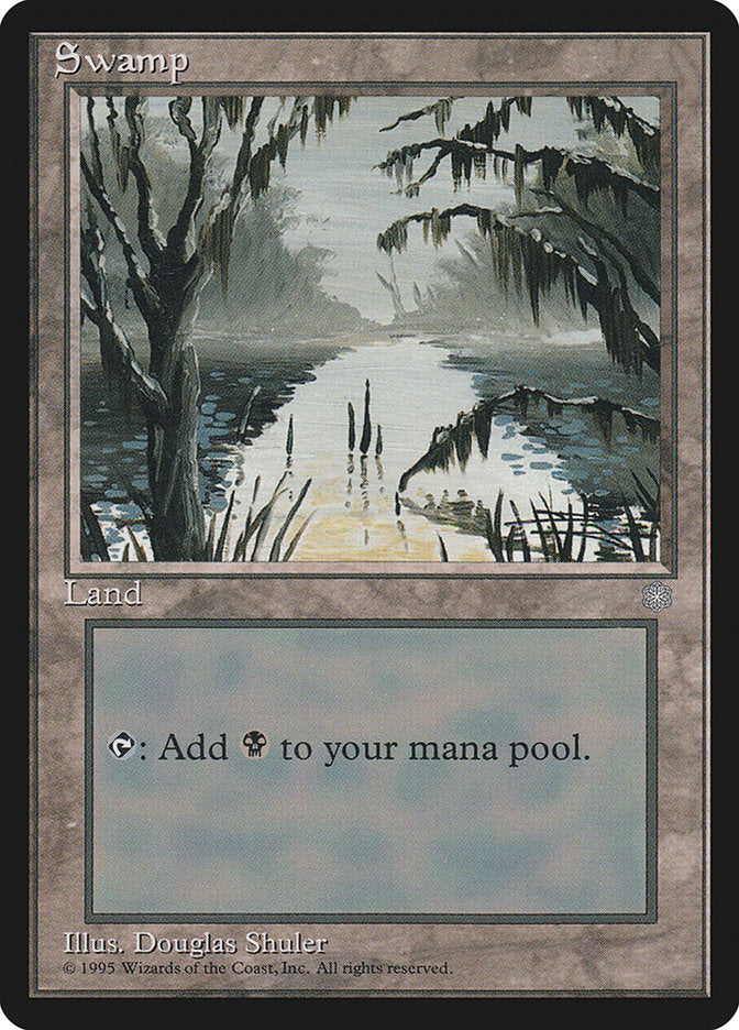 Swamp (Mossy Trees) [Ice Age] - Evolution TCG