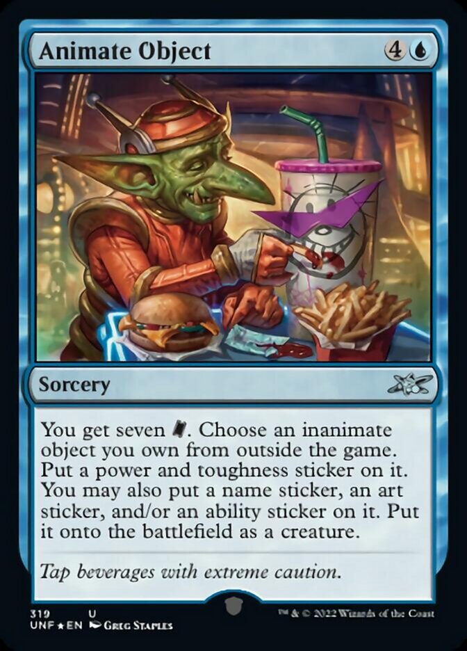 Animate Object (Galaxy Foil) [Unfinity] - Evolution TCG