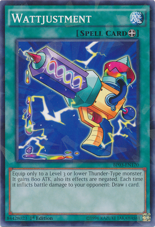 Wattjustment [BP03-EN170] Shatterfoil Rare - Evolution TCG