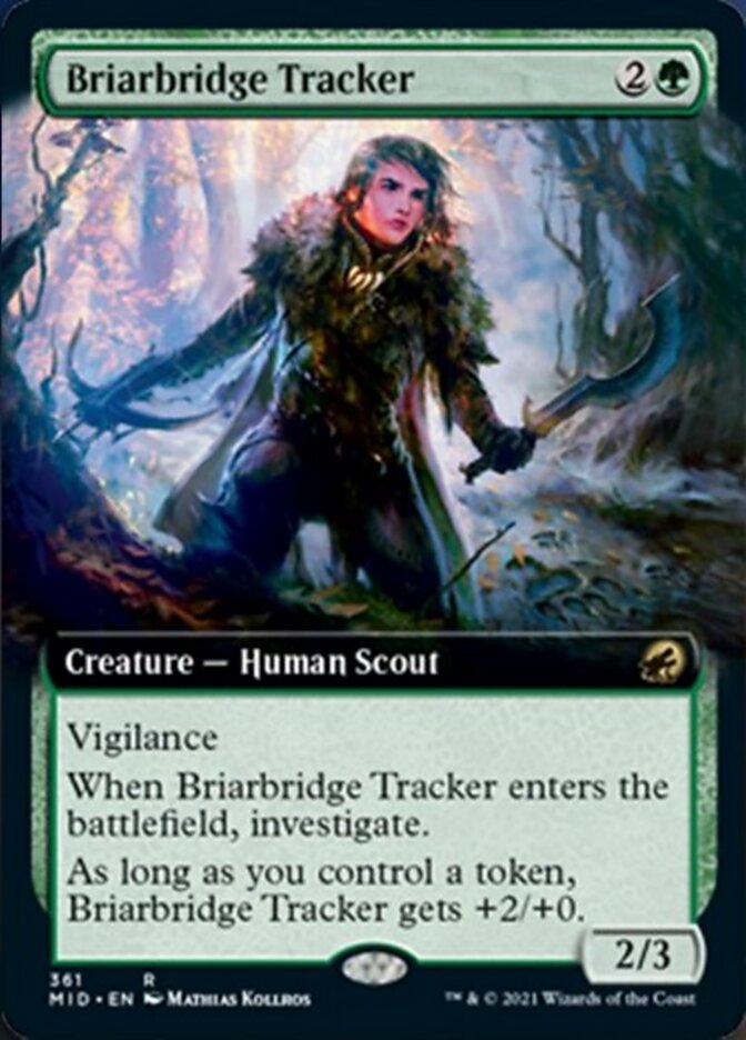 Briarbridge Tracker (Extended Art) [Innistrad: Midnight Hunt] - Evolution TCG