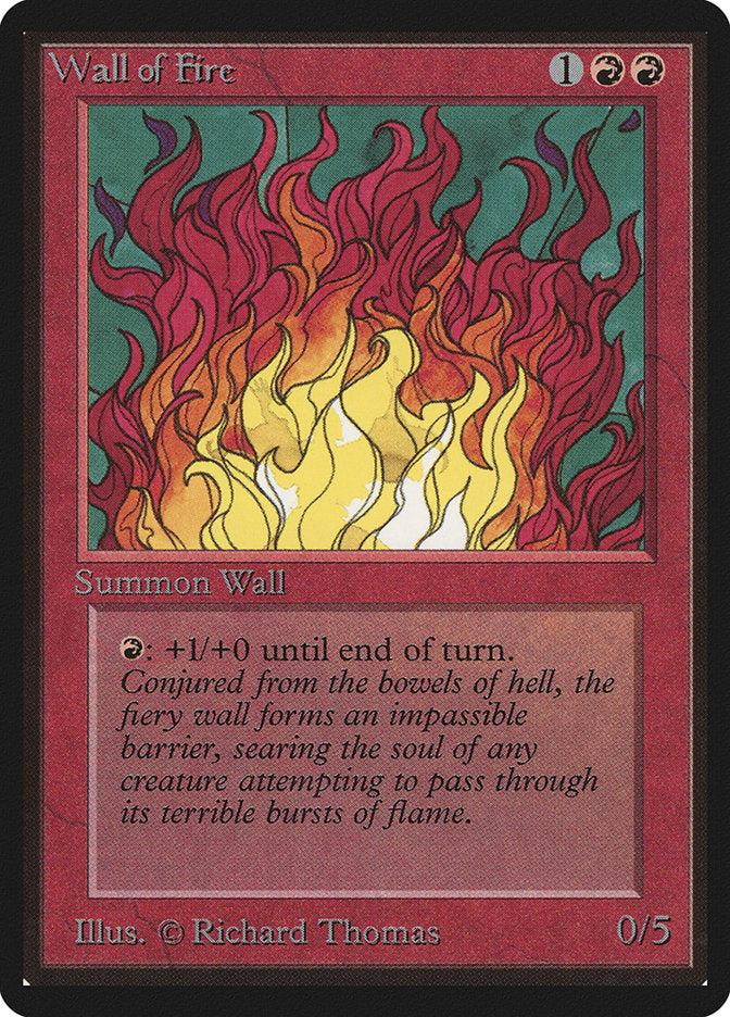 Wall of Fire [Beta Edition] - Evolution TCG