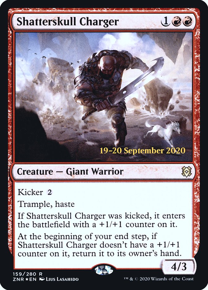 Shatterskull Charger [Zendikar Rising Prerelease Promos] - Evolution TCG