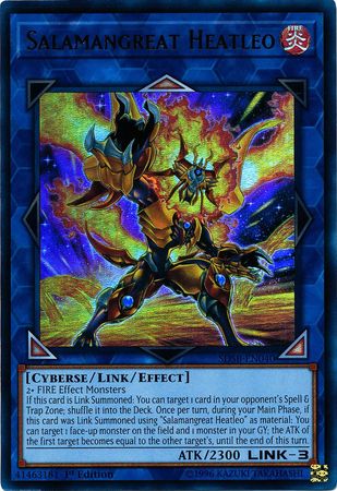 Salamangreat Heatleo [SDSB-EN040] Ultra Rare - Evolution TCG