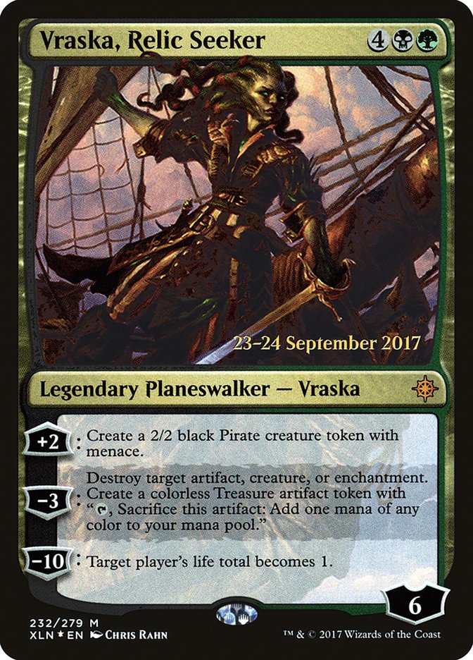 Vraska, Relic Seeker [Ixalan Prerelease Promos] - Evolution TCG