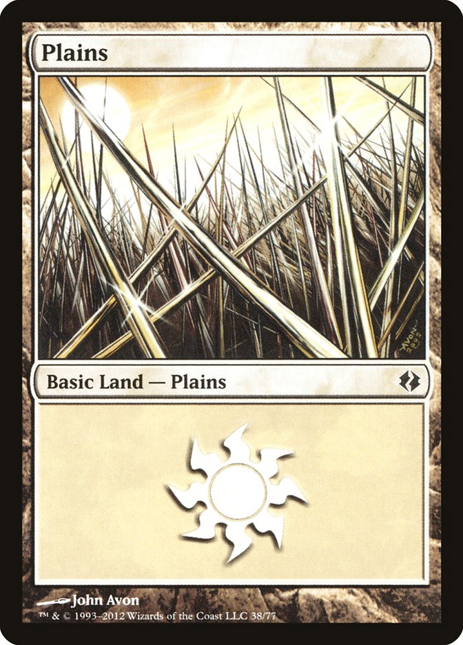 Plains (38) [Duel Decks: Venser vs. Koth] - Evolution TCG
