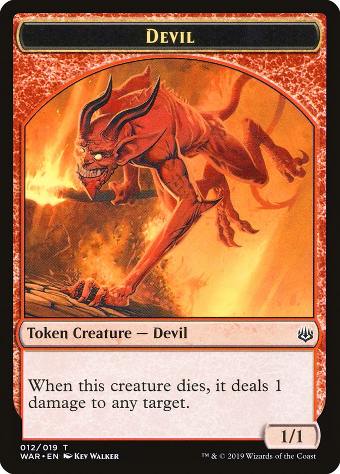 Devil Token [War of the Spark Tokens] - Evolution TCG