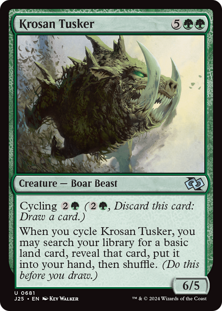 Krosan Tusker [Foundations Jumpstart] - Evolution TCG