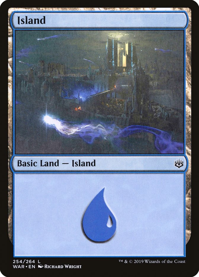 Island (254) [War of the Spark] - Evolution TCG