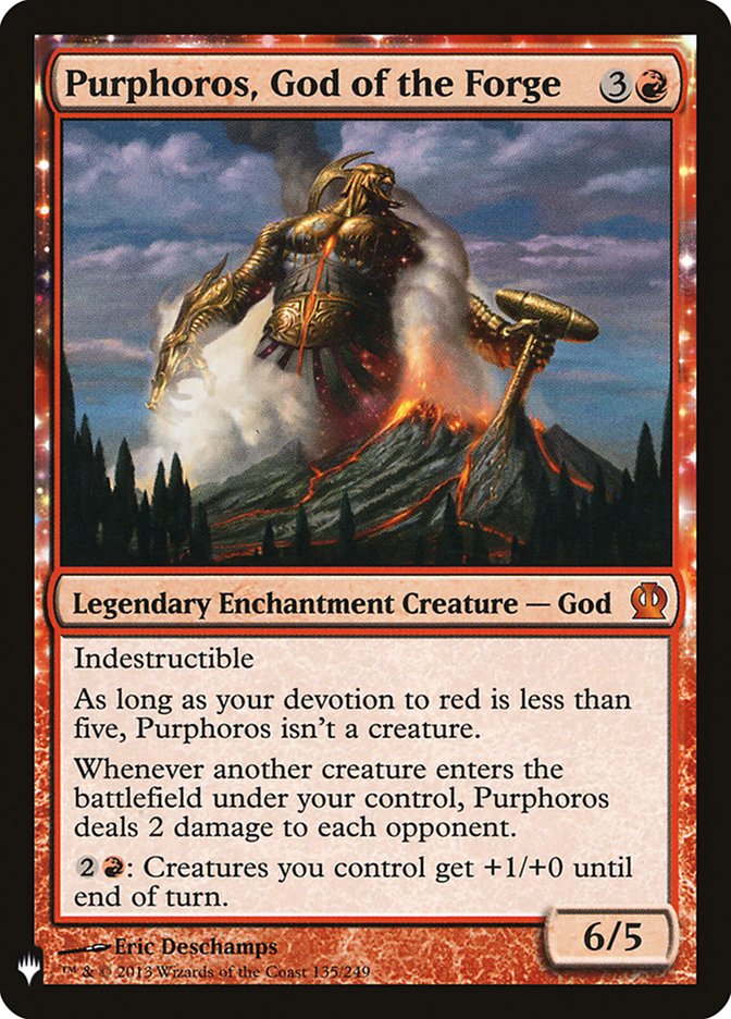 Purphoros, God of the Forge [Mystery Booster] - Evolution TCG
