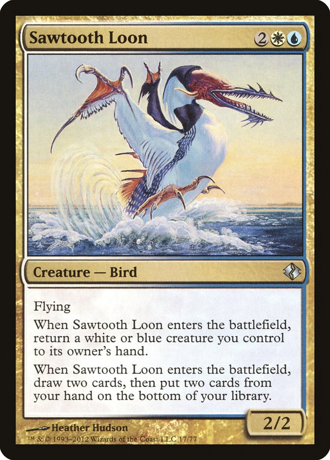 Sawtooth Loon [Duel Decks: Venser vs. Koth] - Evolution TCG