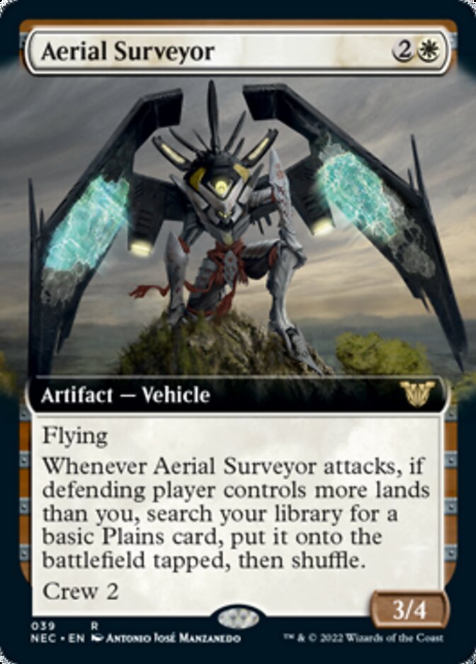 Aerial Surveyor (Extended Art) [Kamigawa: Neon Dynasty Commander] - Evolution TCG