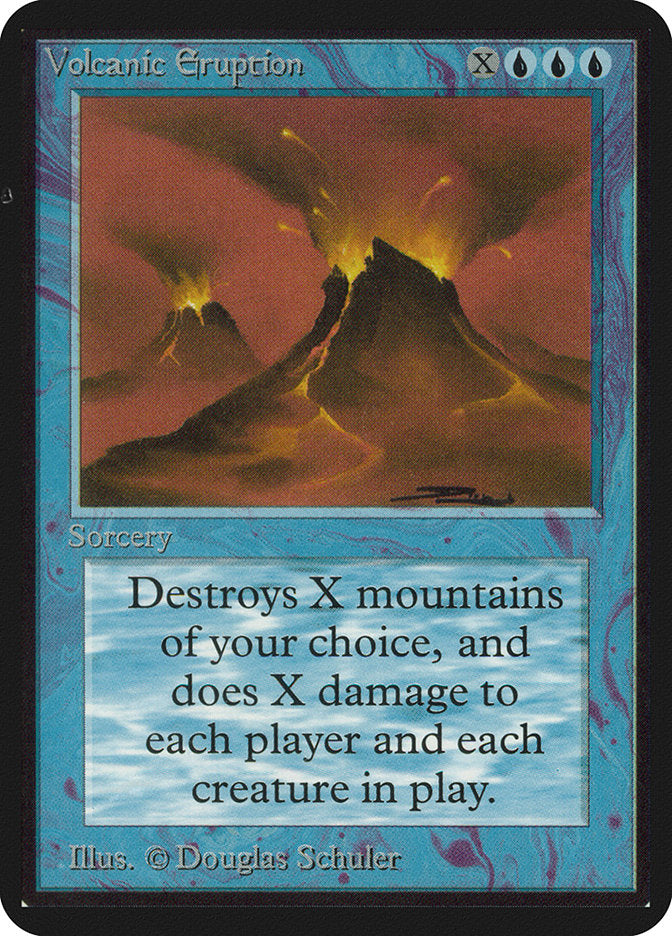 Volcanic Eruption [Alpha Edition] - Evolution TCG