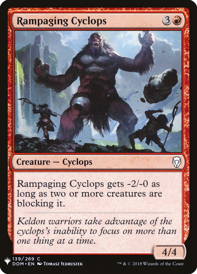 Rampaging Cyclops [Mystery Booster] - Evolution TCG