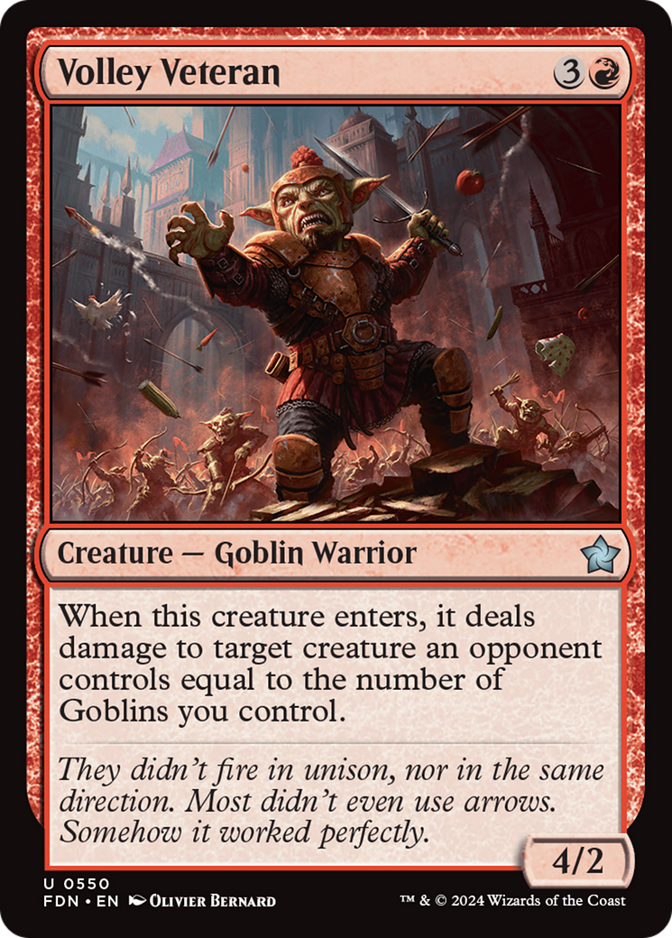 Volley Veteran [Foundations] - Evolution TCG