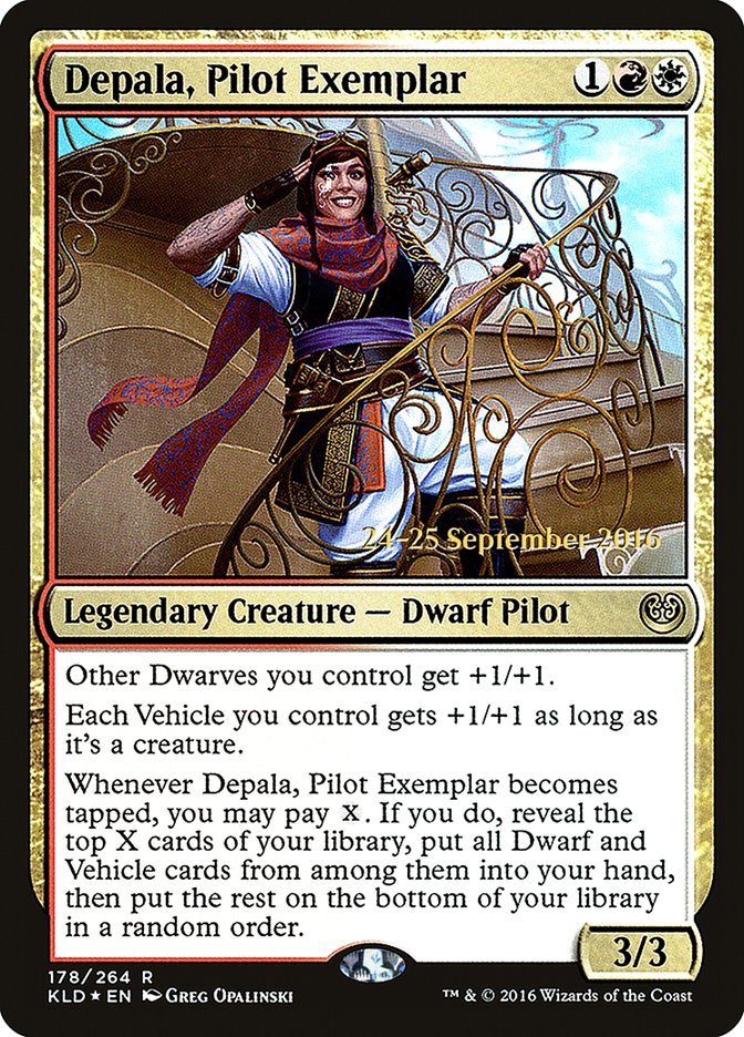 Depala, Pilot Exemplar [Kaladesh Prerelease Promos] - Evolution TCG