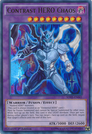 Contrast Hero Chaos [SDHS-EN041] Ultra Rare - Evolution TCG