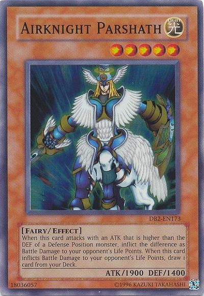 Airknight Parshath [DB2-EN173] Super Rare - Evolution TCG