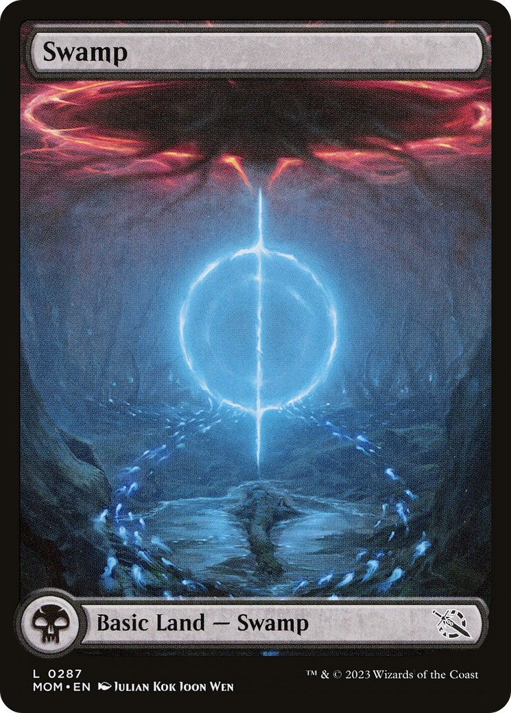 Swamp (287) [March of the Machine] - Evolution TCG