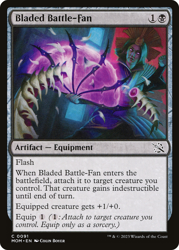 Bladed Battle-Fan [March of the Machine] - Evolution TCG