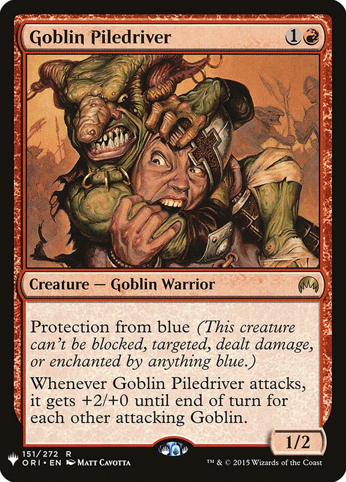 Goblin Piledriver [Mystery Booster] - Evolution TCG