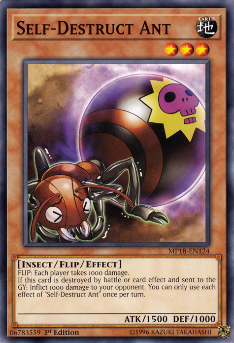 Self-Destruct Ant [MP18-EN124] Common - Evolution TCG