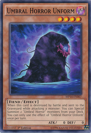 Umbral Horror Unform [MP14-EN067] Common - Evolution TCG