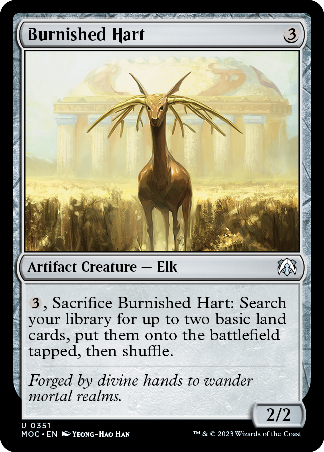 Burnished Hart [March of the Machine Commander] - Evolution TCG