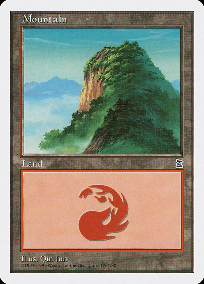 Mountain (176) [Portal Three Kingdoms] - Evolution TCG