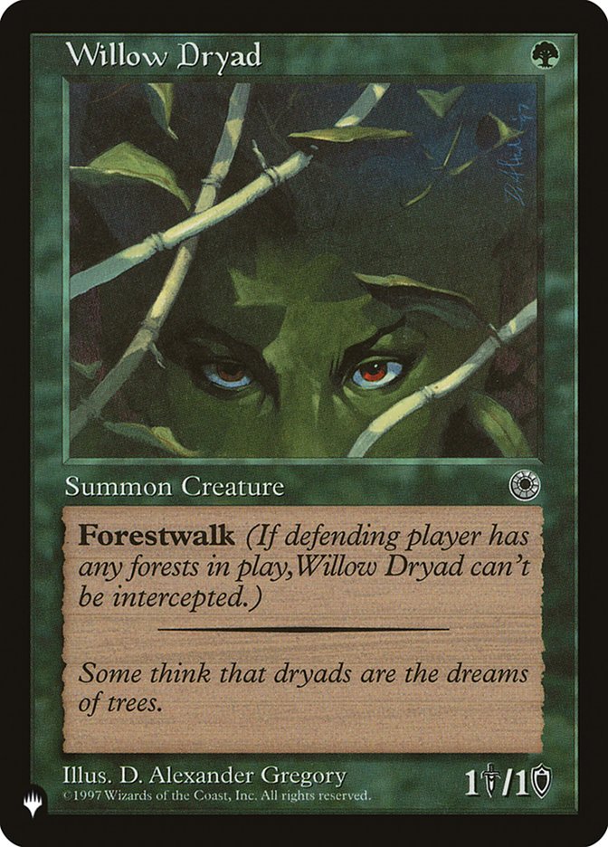 Willow Dryad [The List] - Evolution TCG