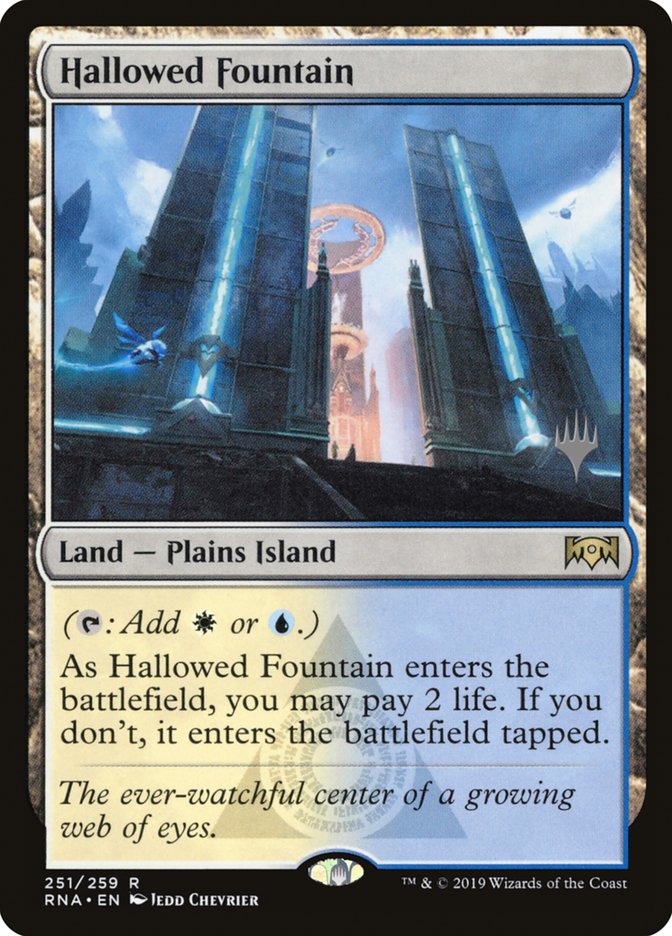 Hallowed Fountain (Promo Pack) [Ravnica Allegiance Promos] - Evolution TCG