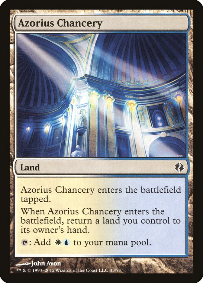 Azorius Chancery [Duel Decks: Venser vs. Koth] - Evolution TCG