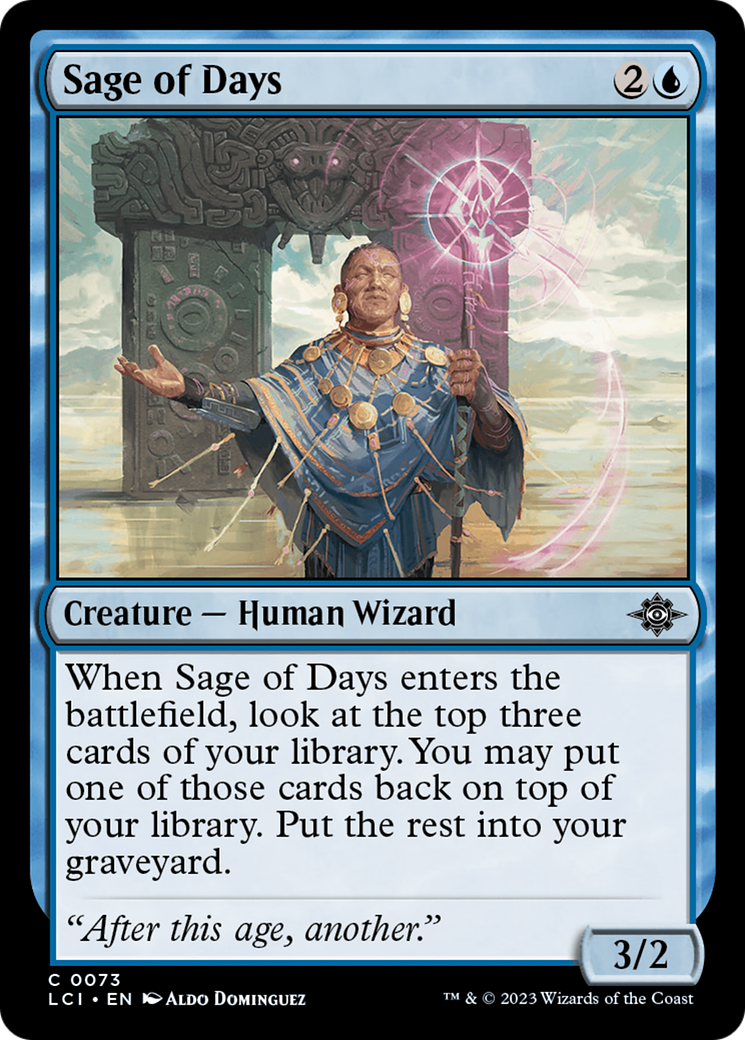 Sage of Days [The Lost Caverns of Ixalan] - Evolution TCG