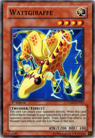 Wattgiraffe [TSHD-EN025] Super Rare - Evolution TCG
