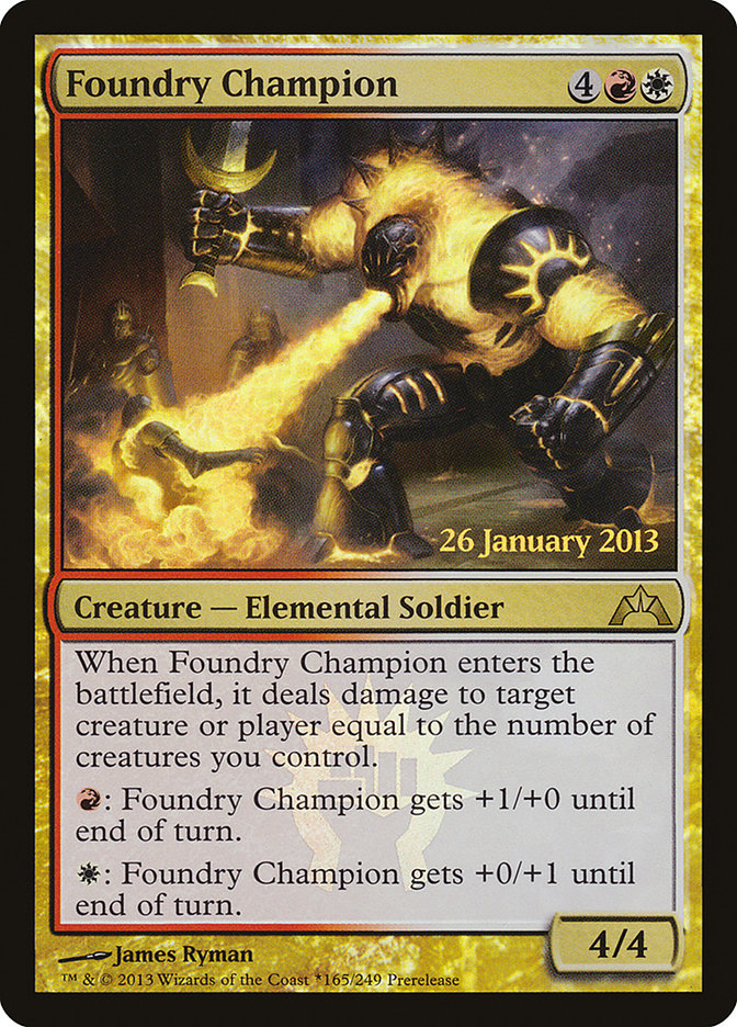 Foundry Champion [Gatecrash Prerelease Promos] - Evolution TCG