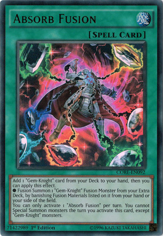 Absorb Fusion [CORE-EN092] Ultra Rare - Evolution TCG