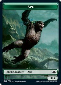 Ape // Elemental Double-Sided Token [Double Masters Tokens] - Evolution TCG