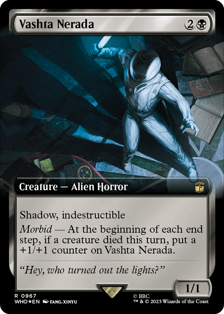 Vashta Nerada (Extended Art) (Surge Foil) [Doctor Who] - Evolution TCG