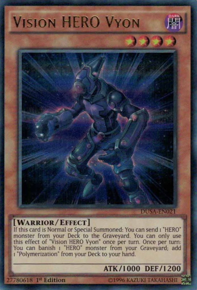 Vision Hero Vyon [DUSA-EN021] Ultra Rare - Evolution TCG