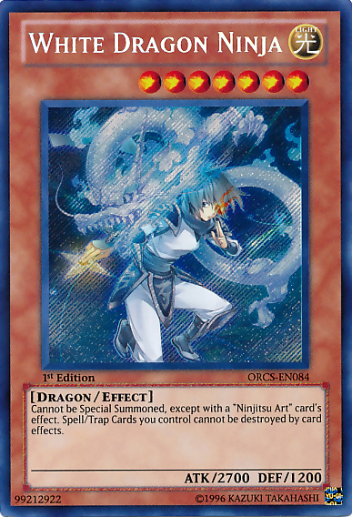 White Dragon Ninja [ORCS-EN084] Secret Rare - Evolution TCG