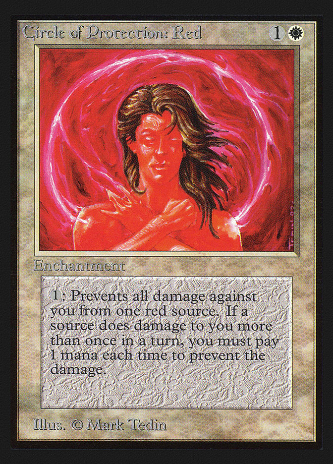 Circle of Protection: Red [International Collectors' Edition] - Evolution TCG