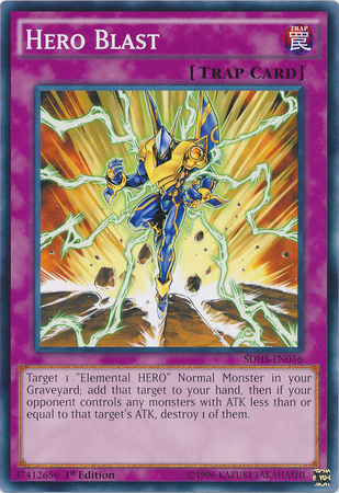 Hero Blast [SDHS-EN036] Common - Evolution TCG