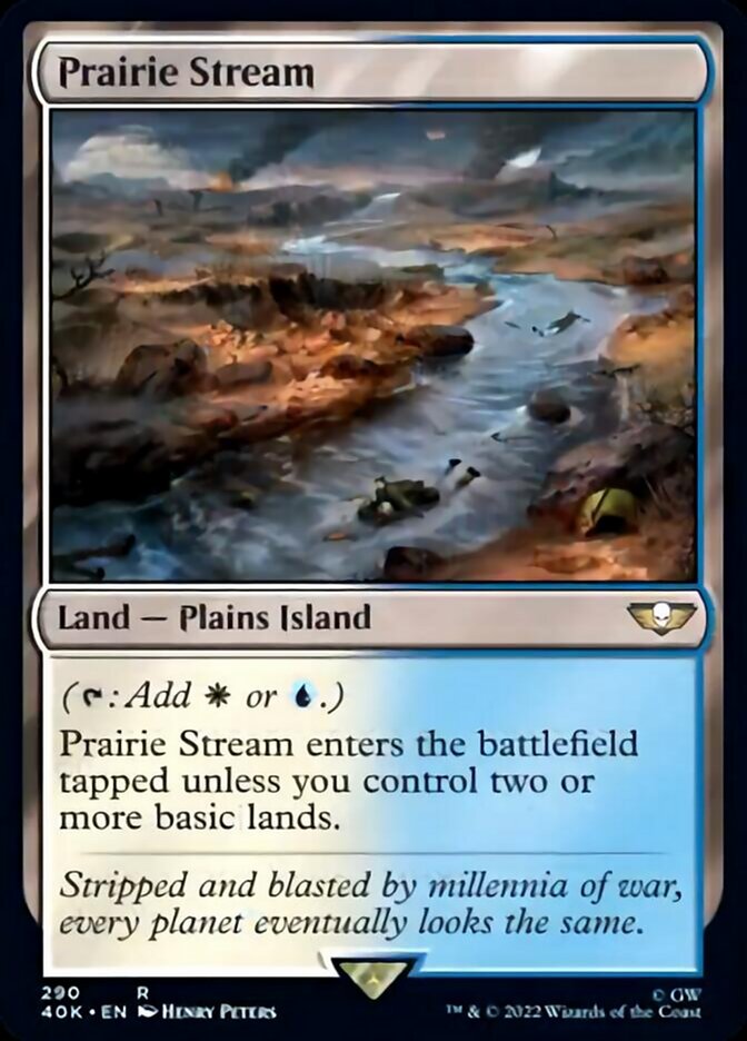 Prairie Stream (Surge Foil) [Warhammer 40,000] - Evolution TCG